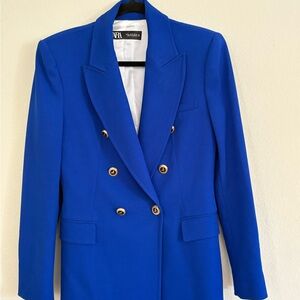 Zara Women's Blue Blazer